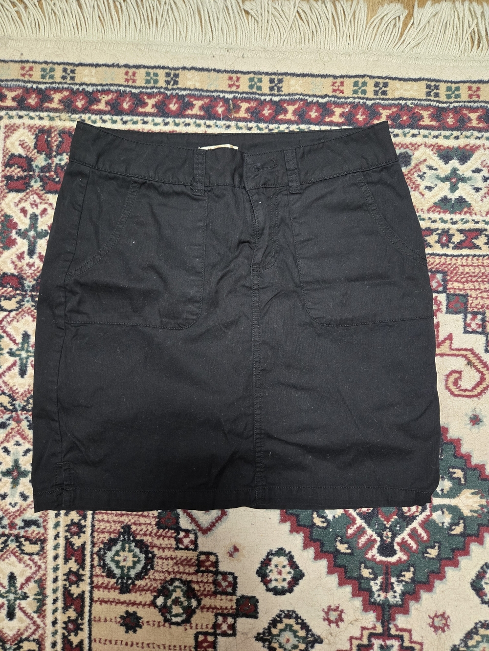 Max Cocos Black Cargo Mini Skirt – Size 2